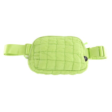 Load image into Gallery viewer, Quilted Puffer C.C Belt Bag
