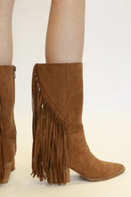 Load image into Gallery viewer, Rattlesnake Fringe Boots
