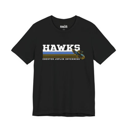 Hawks Vintage Stripes T-Shirt — Chester Joplin Inverness Team Tee