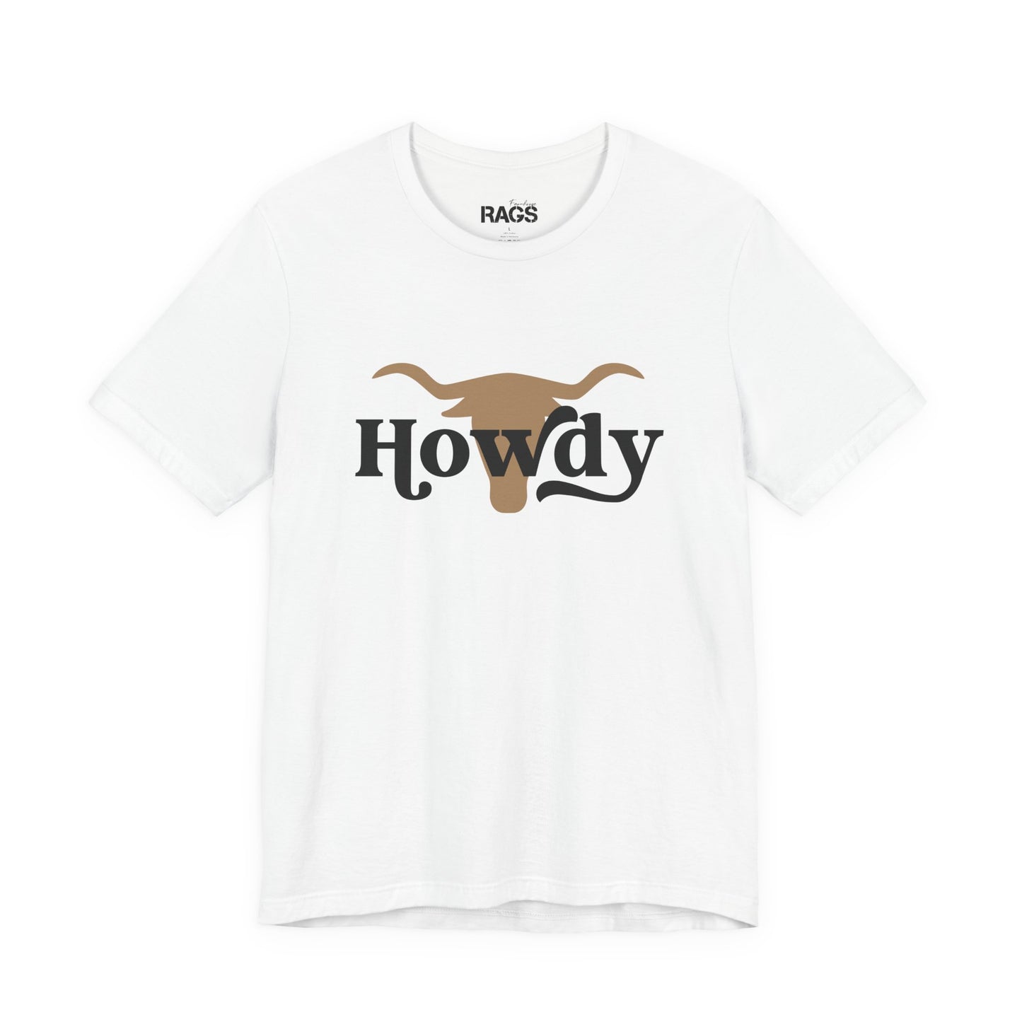 Howdy Longhorn T-Shirt — Western Cowboy Graphic T-Shirt