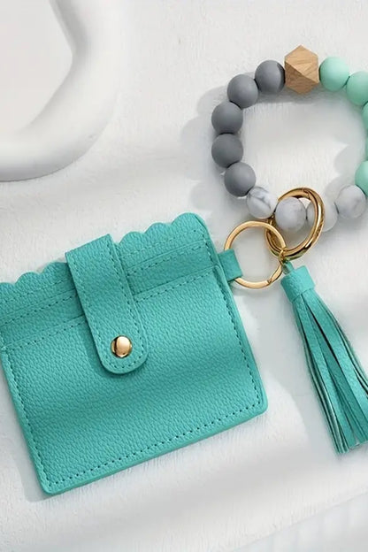 Boujie Beaded Bracelet Card Wallet