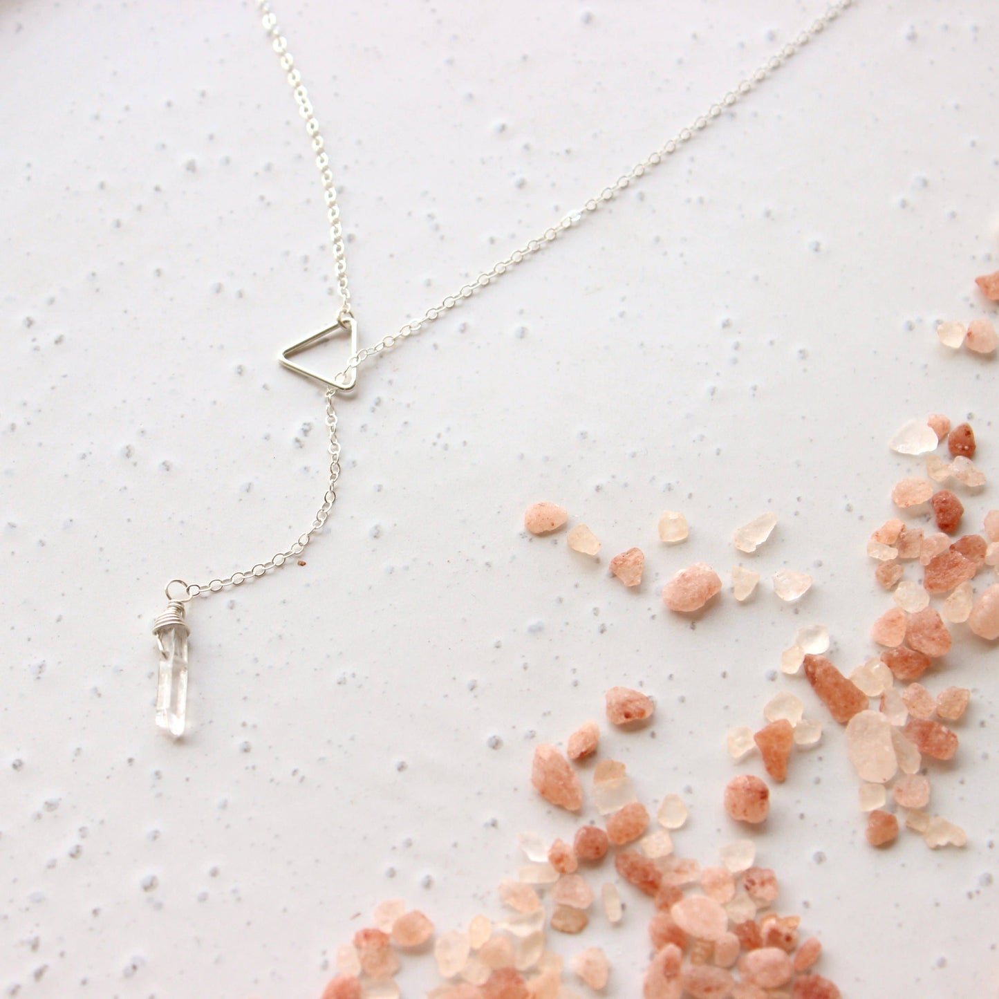 Nash Lariat Necklace | 14kt Gold Fill + Sterling Silver