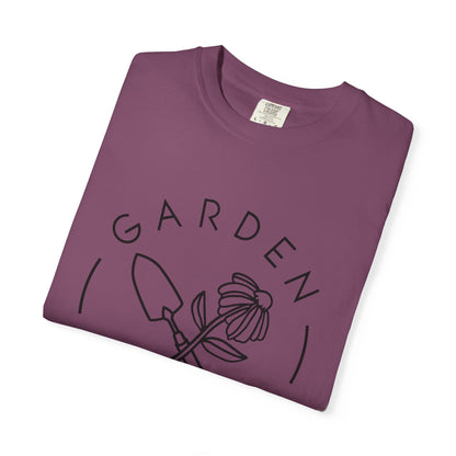 Garden Gangster T-Shirt — Funny Gardener Shirt with Trowel & Flower Graphic