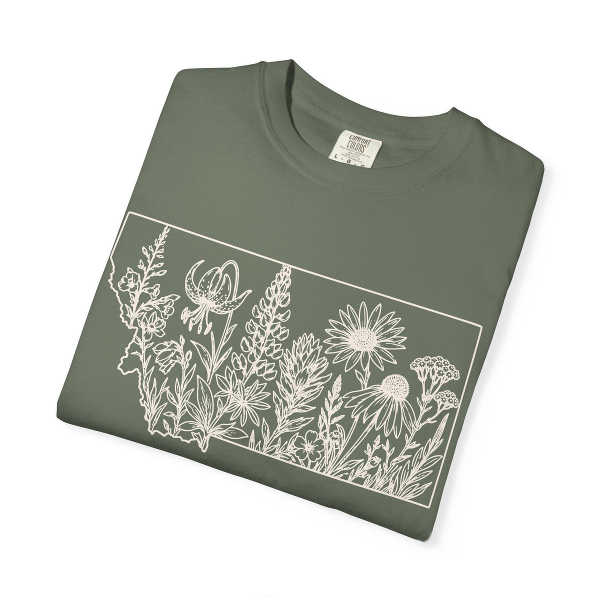 Montana Wildflowers Botanical T-Shirt