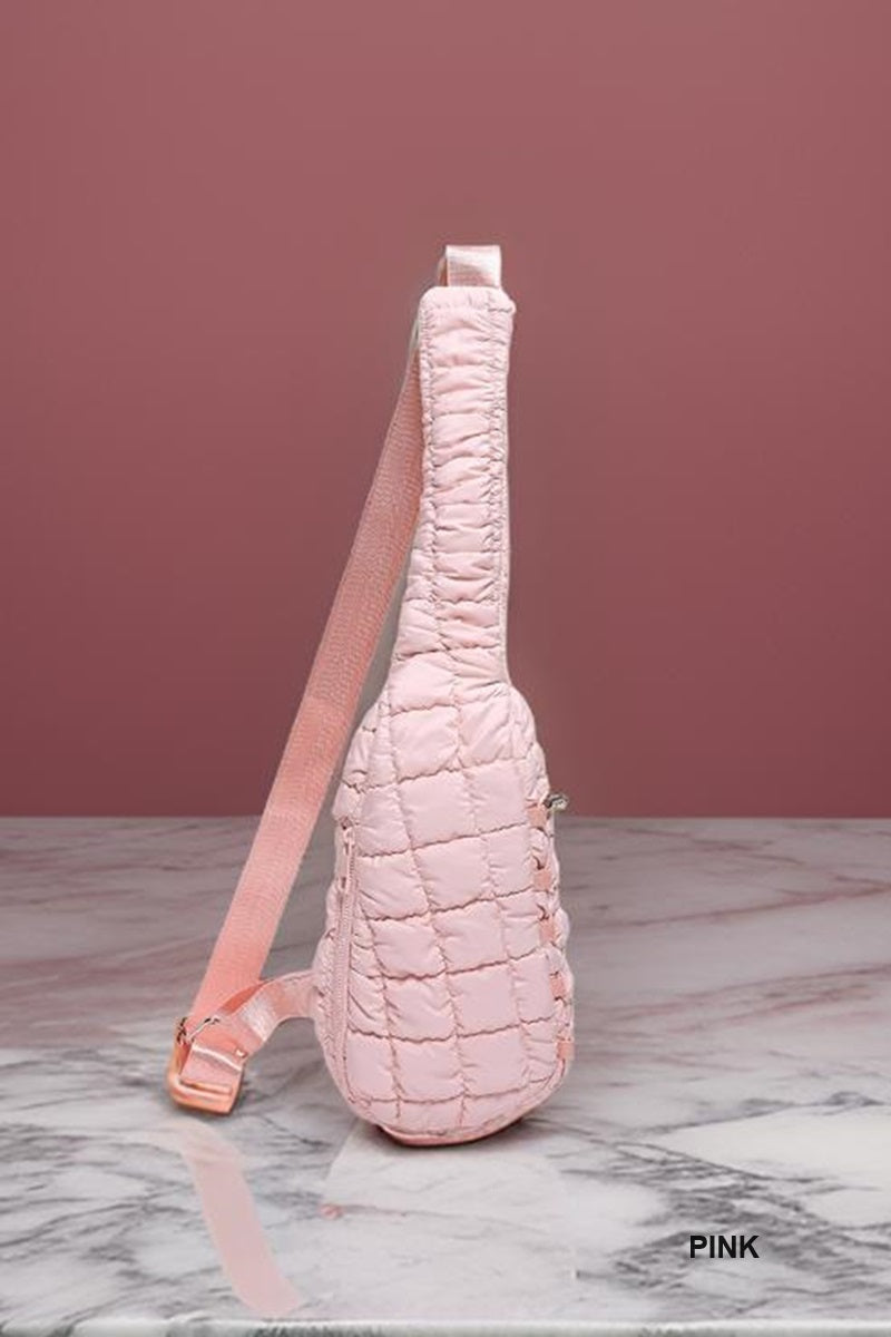 Quincy Quilted Puff Sling Bag