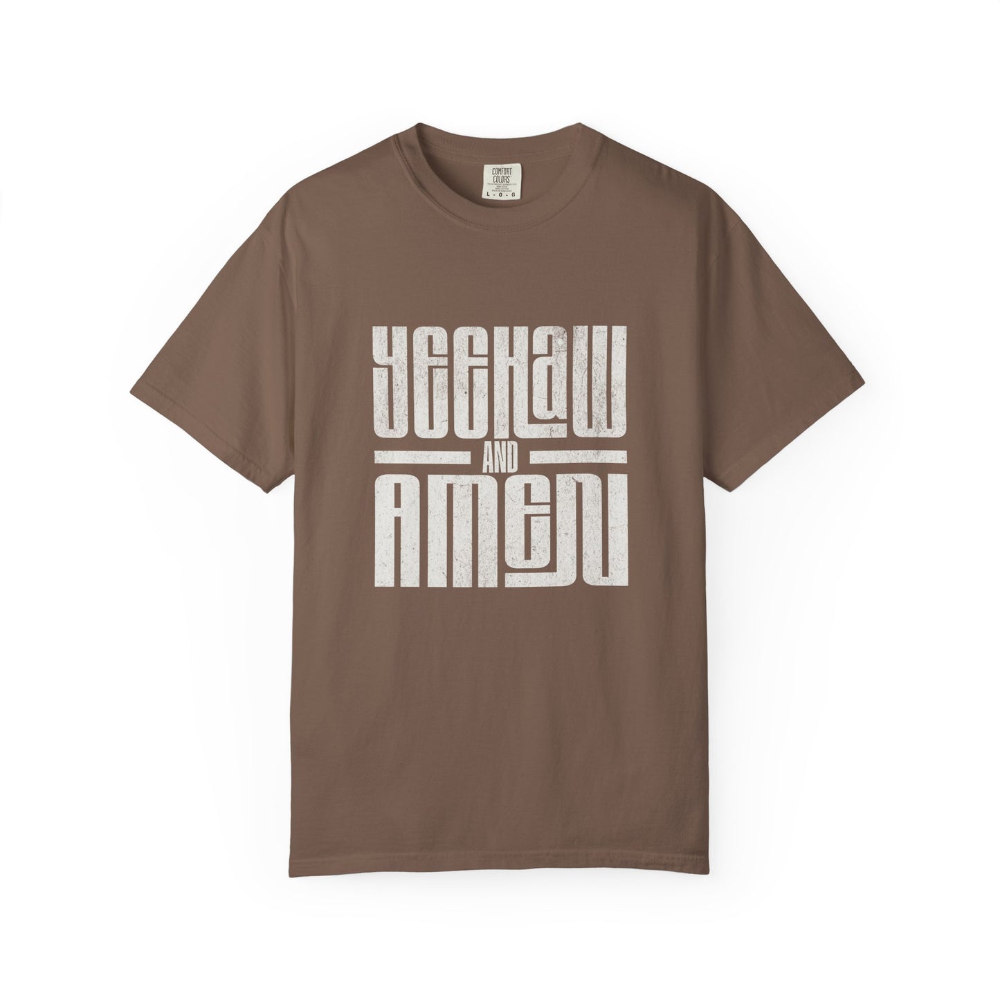 'Yeehaw and Amen' Western Retro Graphic Tee T-Shirt