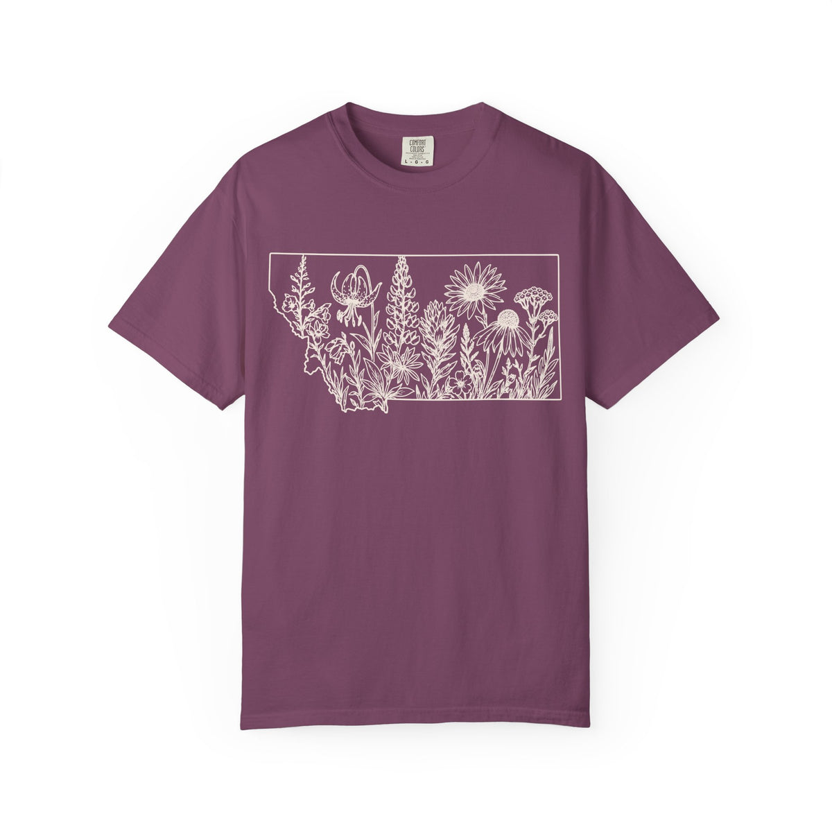 Montana Wildflowers Botanical T-Shirt