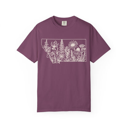 Montana Wildflowers Botanical T-Shirt