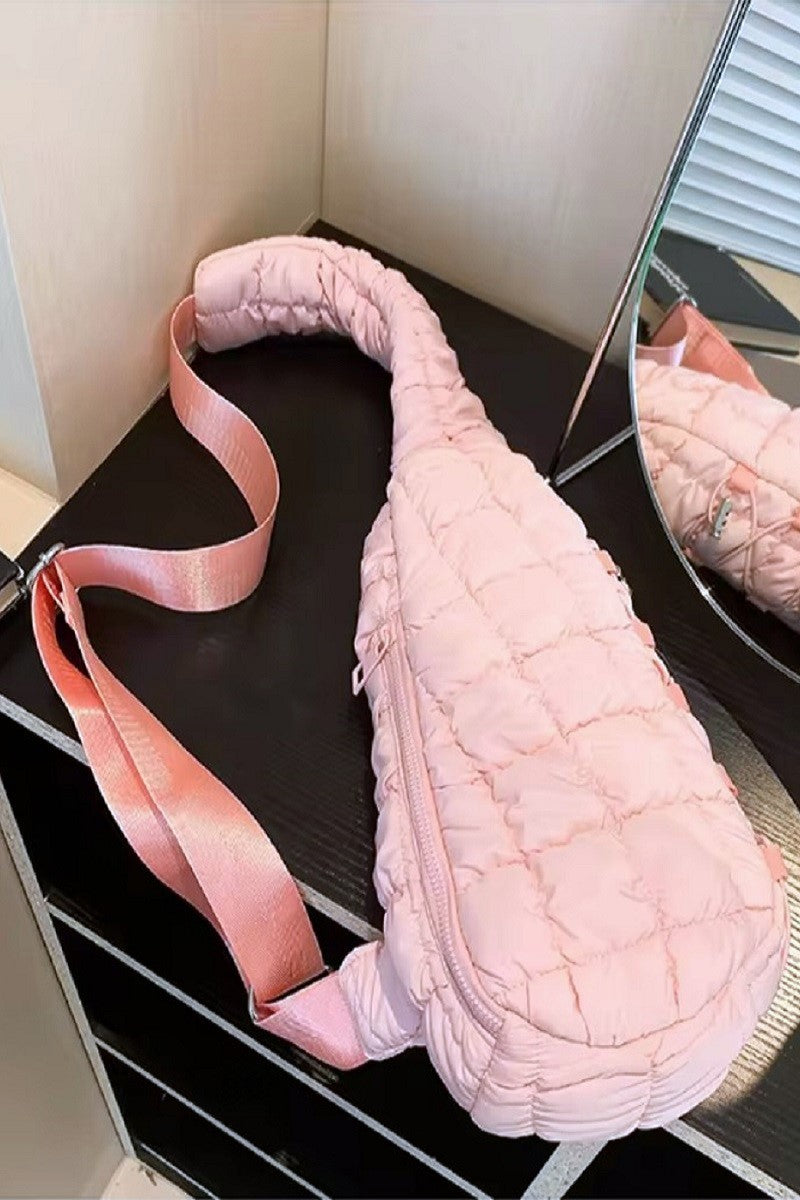 Quincy Quilted Puff Sling Bag