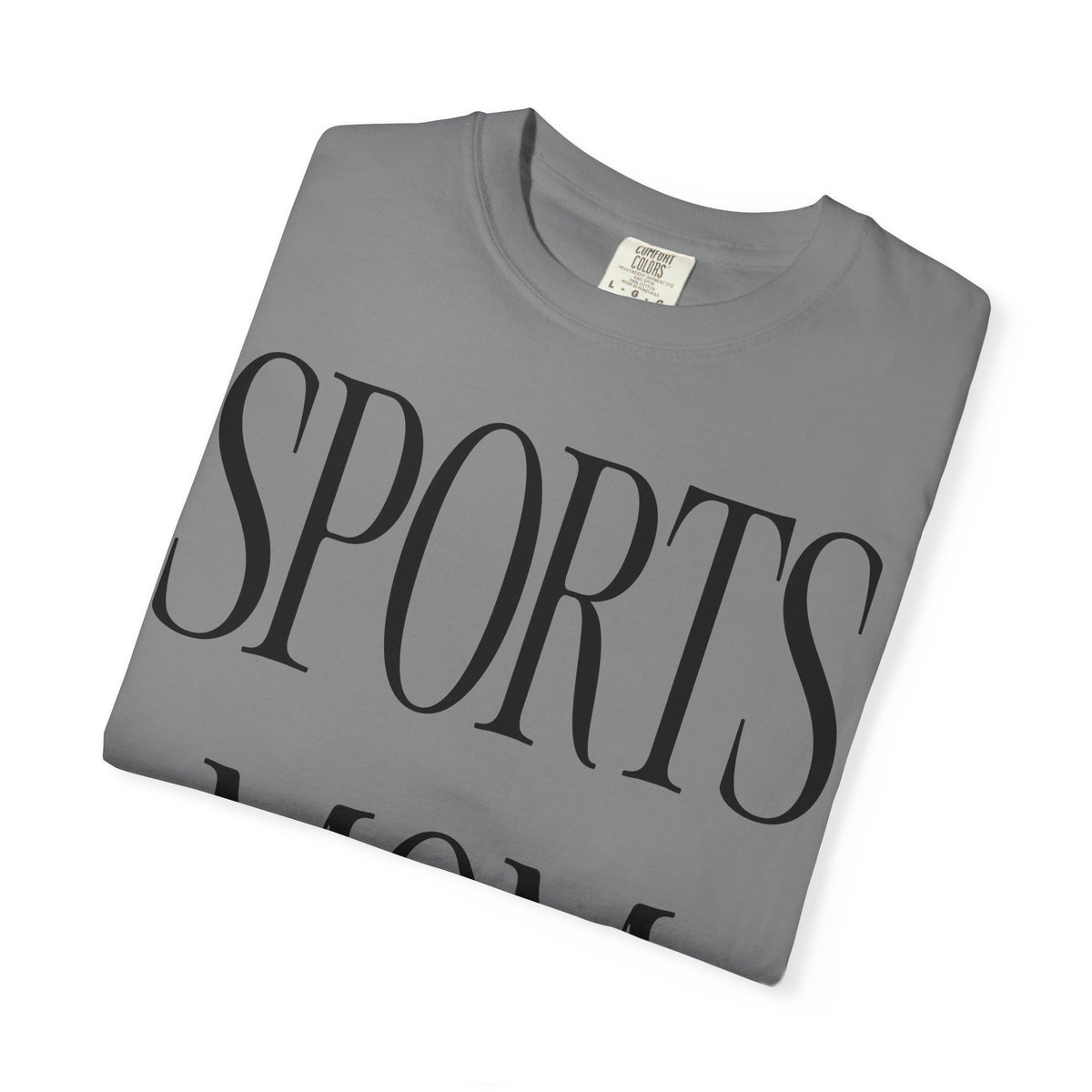 Sports Mom T-Shirt — Vintage Garment-Dyed Tee for Moms of Athletes
