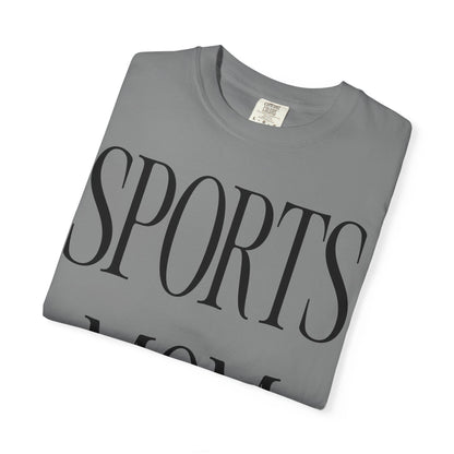 Sports Mom T-Shirt — Vintage Garment-Dyed Tee for Moms of Athletes