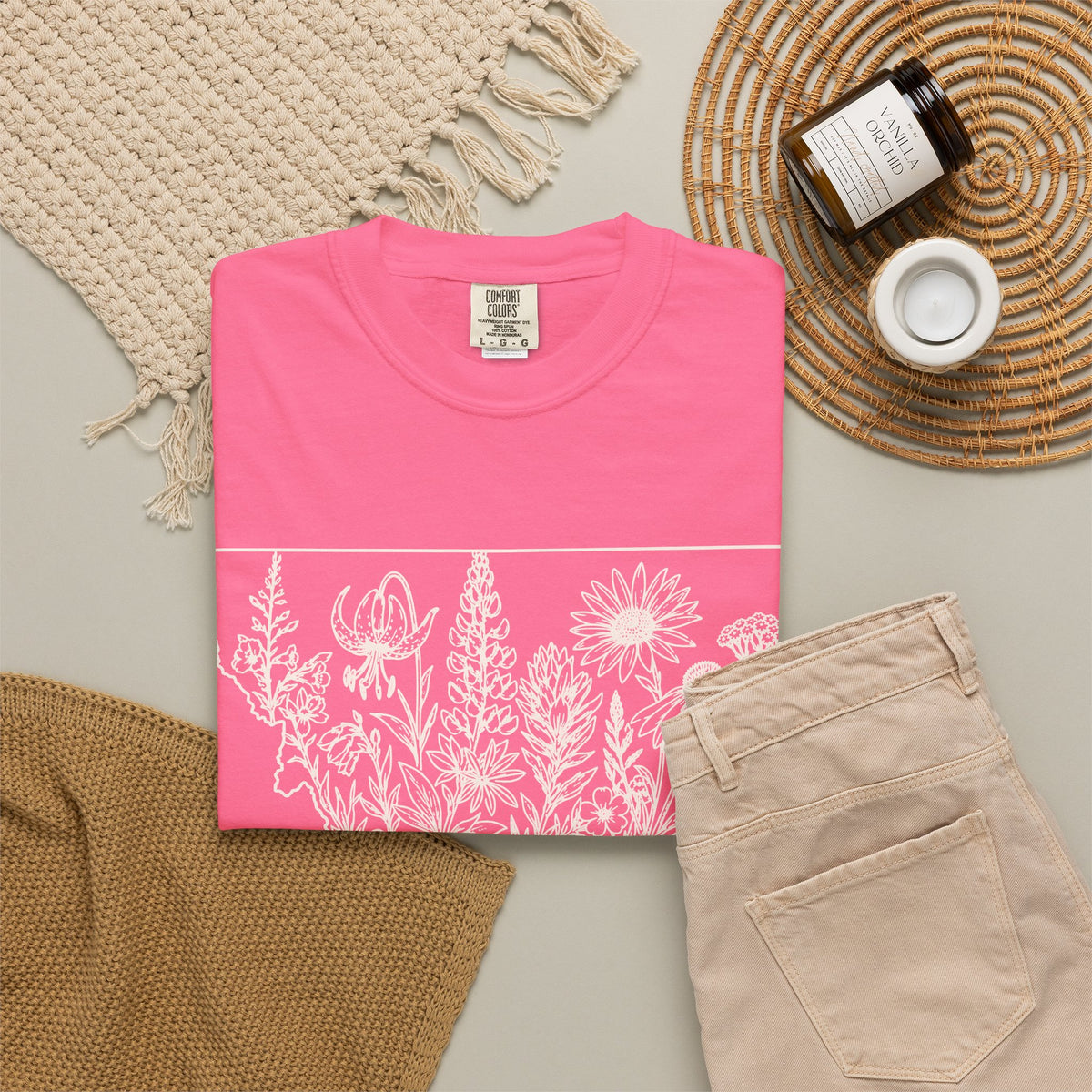 Montana Wildflowers Botanical T-Shirt
