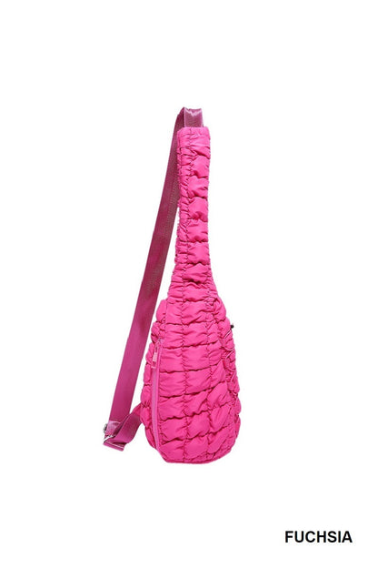 Quincy Quilted Puff Sling Bag