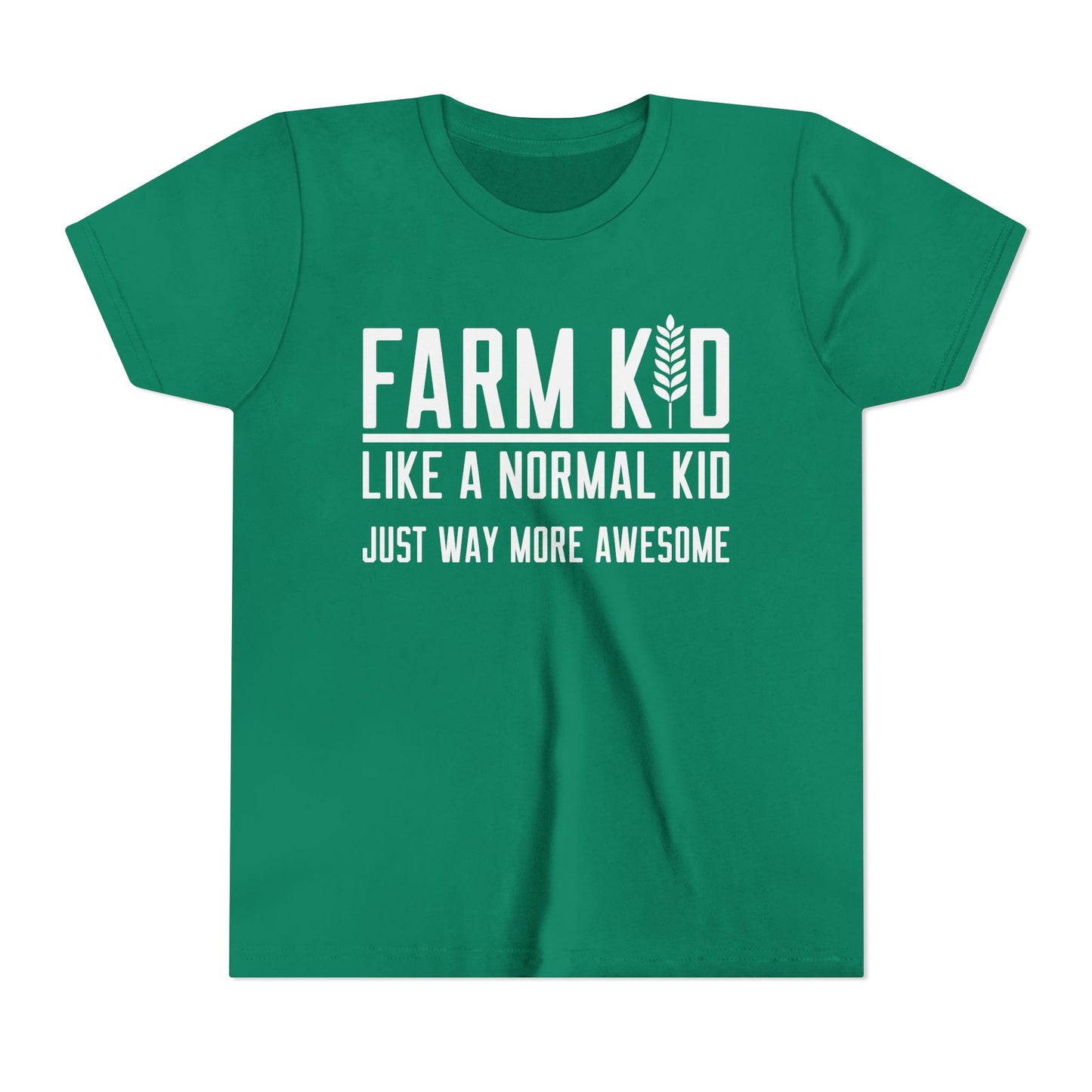 Farm Kid Short Sleeve Tee — Awesome Farm Kid T-Shirt Gift