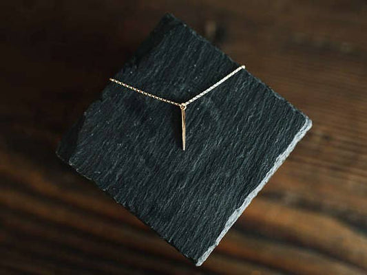 Quill Necklace: Sterling Silver 17 inches