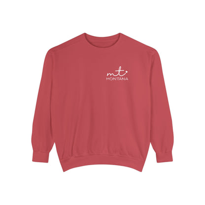 Mt Montana Love Logo Garment-Dyed Sweatshirt