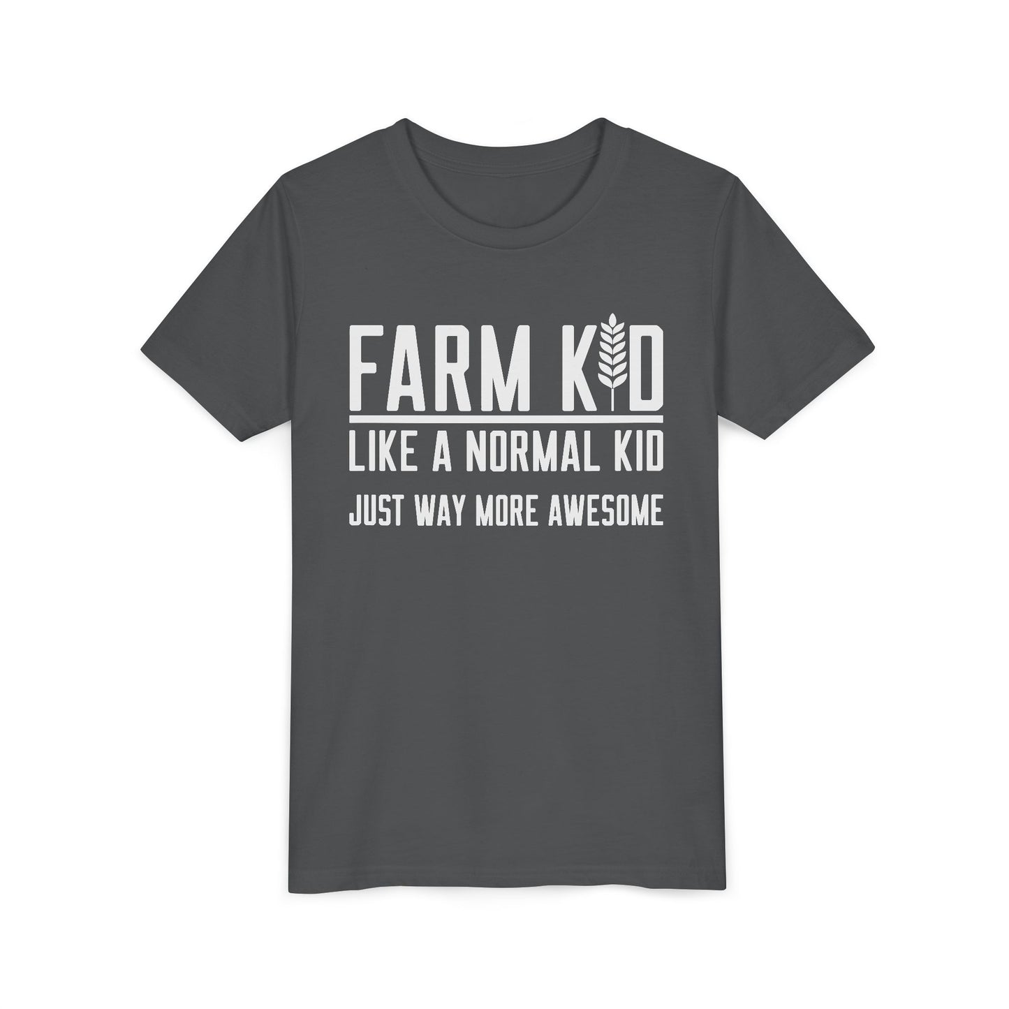 Farm Kid Short Sleeve Tee — Awesome Farm Kid T-Shirt Gift