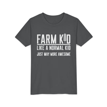 Farm Kid Short Sleeve Tee — Awesome Farm Kid T-Shirt Gift