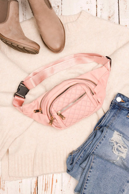 Jag Quilted Belt Sling Bum Bag
