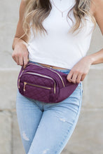 Load image into Gallery viewer, Jag Quilted Belt Sling Bum Bag
