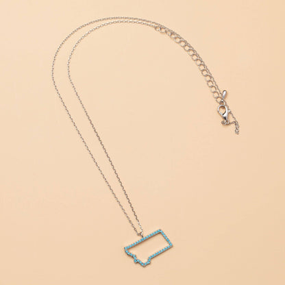 Montana On My Mind Necklace in Silver