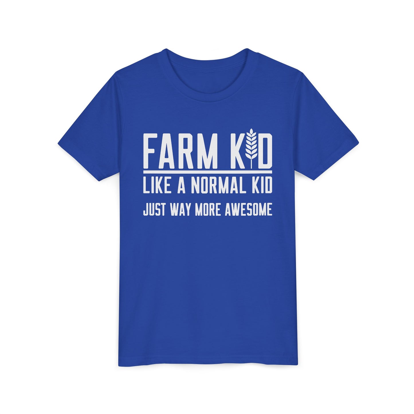 Farm Kid Short Sleeve Tee — Awesome Farm Kid T-Shirt Gift