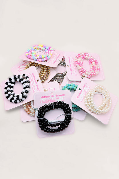 Beaded USB Fast Charge Cable