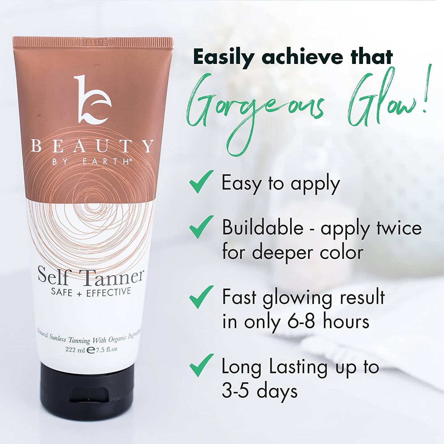 Beauty Self Tanner Body Lotion 7.5oz