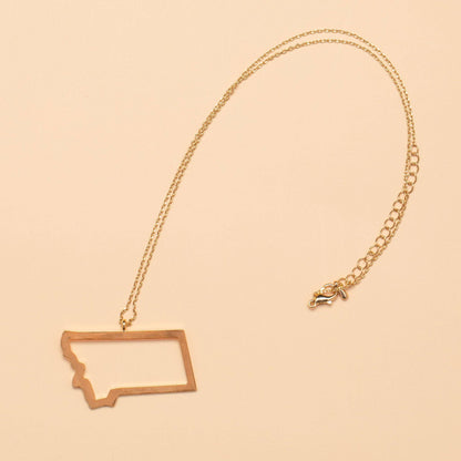 Last Best Place Necklace in Gold