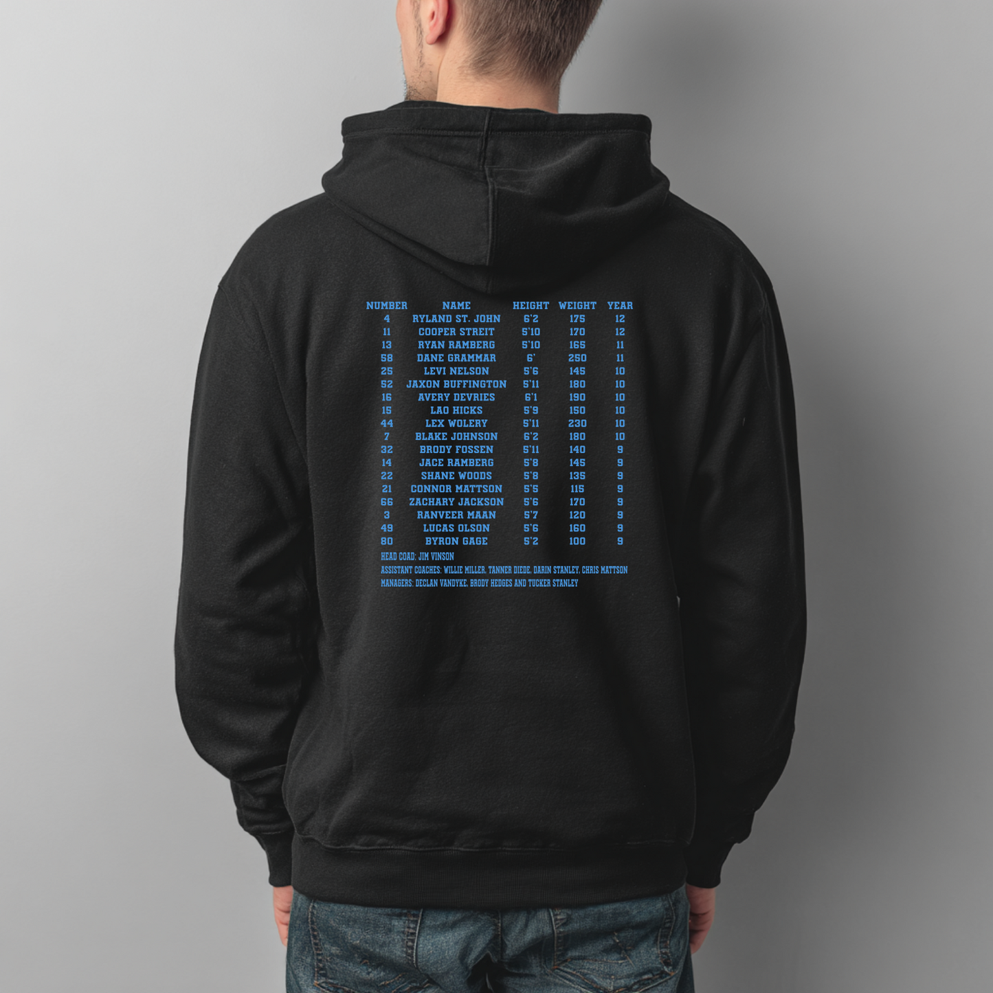 Hawk Football 2025 State Championship Sweatshirt