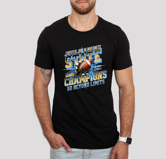 Hawk Football 2025 State Championship T-Shirt