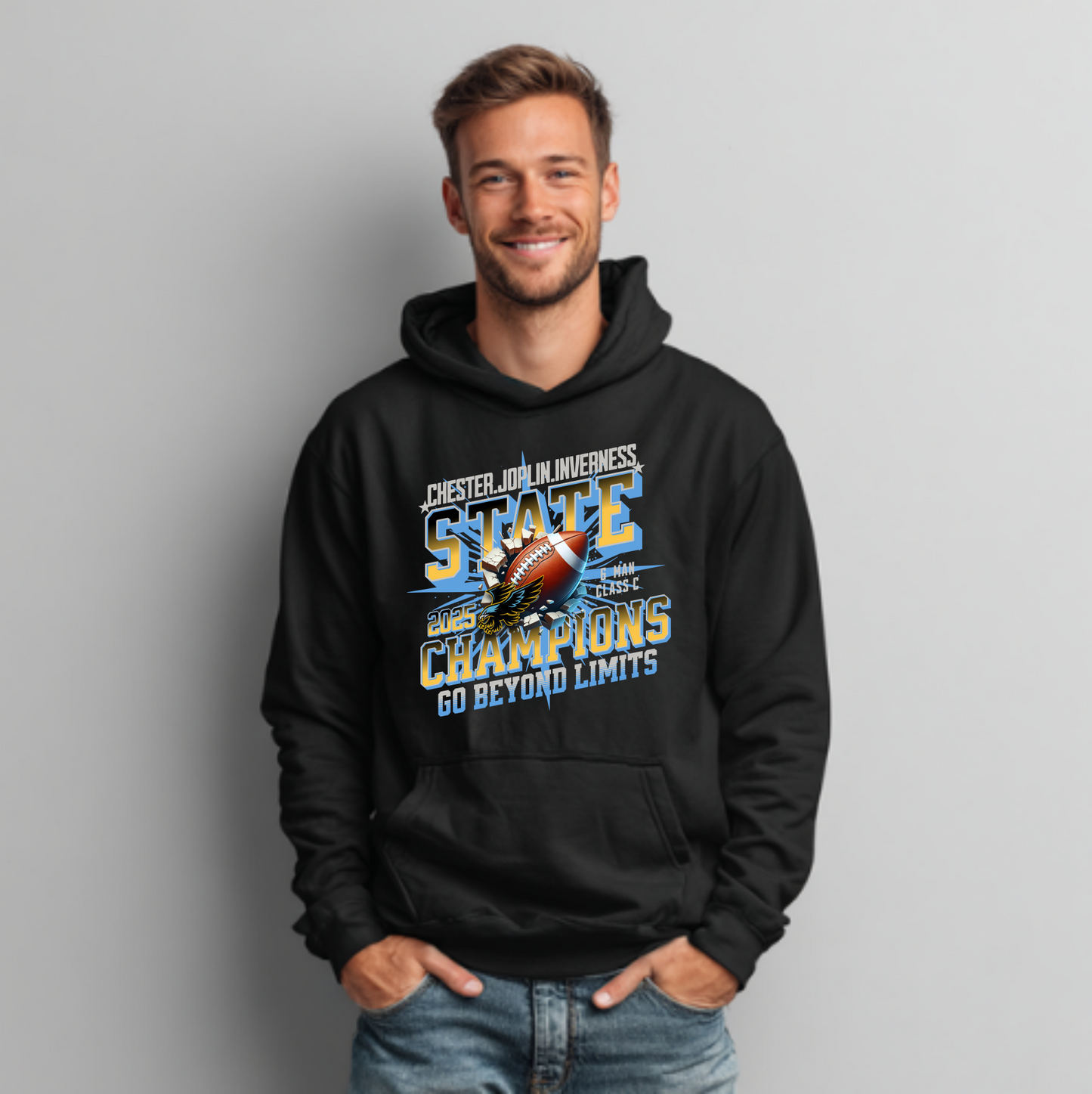 Hawk Football 2025 State Championship Sweatshirt