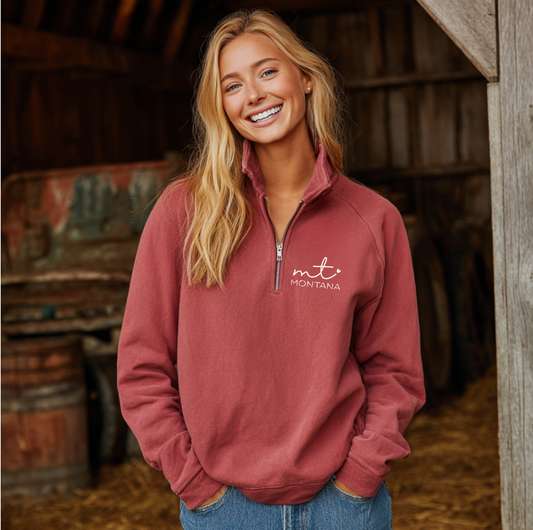 MT Montana Quarter-Zip Sweatshirt