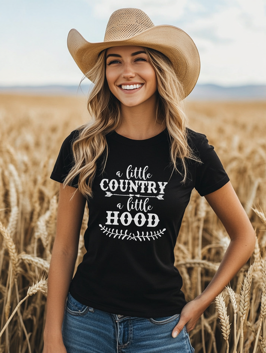 A Little Country A Little Hood Graphic T‑Shirt