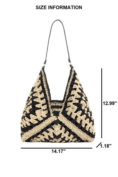 Chevron Weave Boho Bag