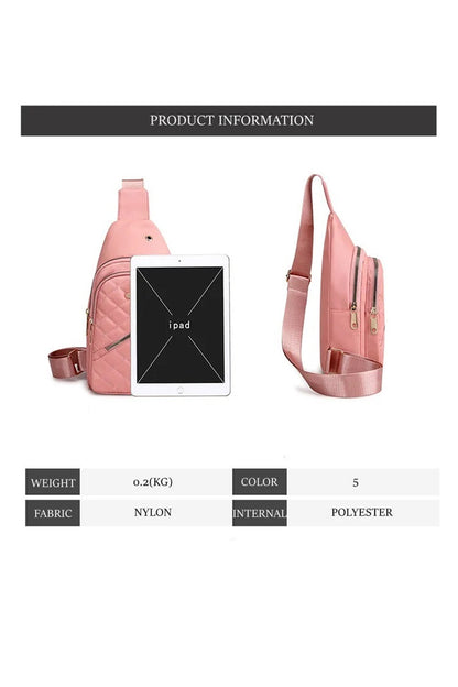 Quincy Quilted Crossbody Sling