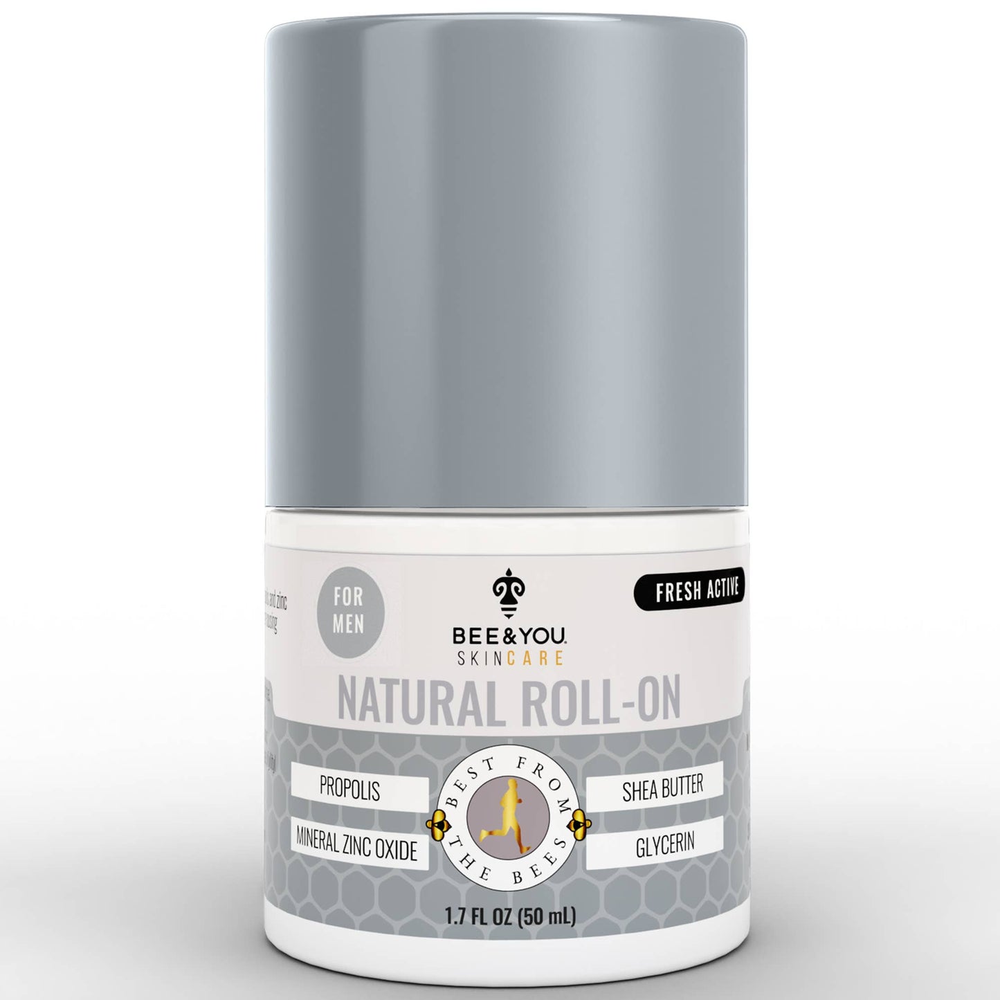 Bee & You Natural Roll-on Deodorant for Men | Underarms
