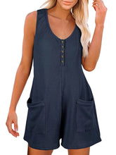 Load image into Gallery viewer, Gypsy Pocketed Sleeveless Romper
