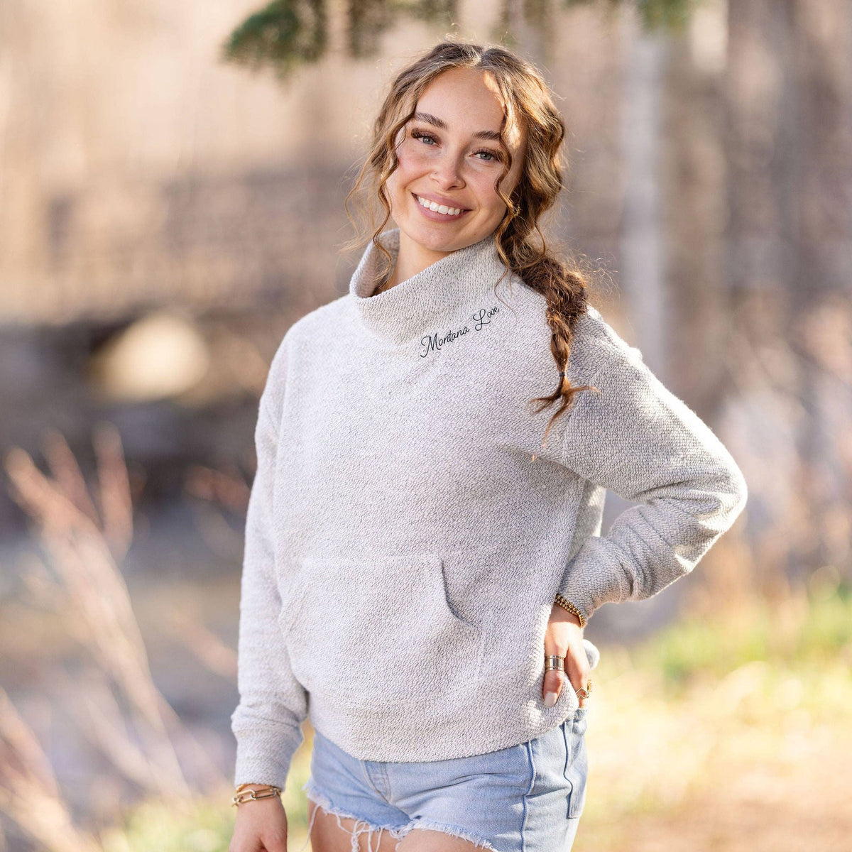 Montana Love Chalet Cowl in Pepper
