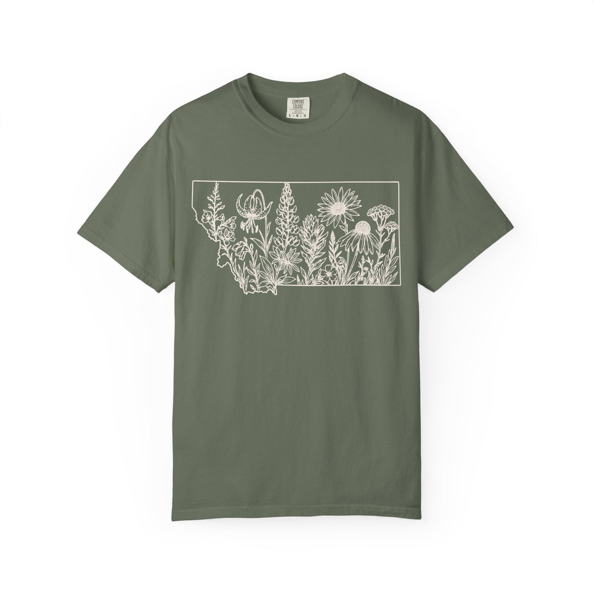 Montana Wildflowers Botanical T-Shirt