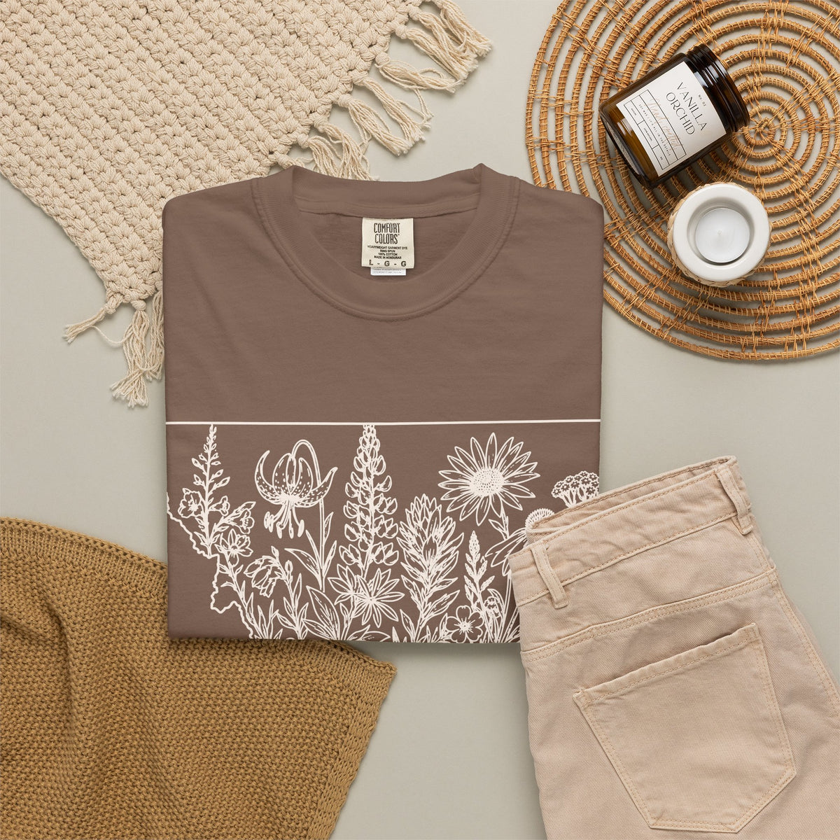 Montana Wildflowers Botanical T-Shirt