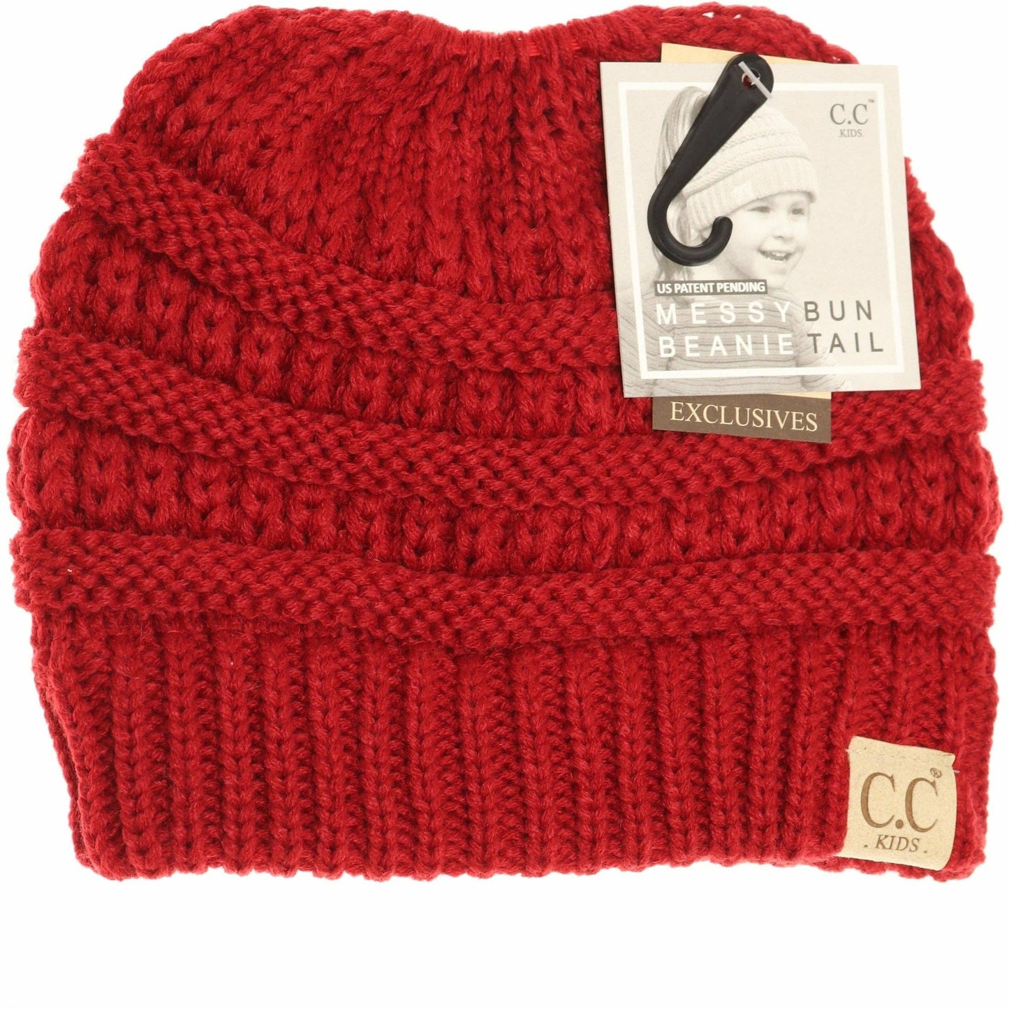 Kids Classic CC Ponytail Beanie