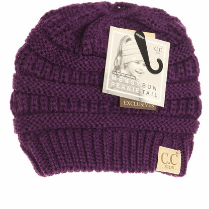 Kids Classic CC Ponytail Beanie
