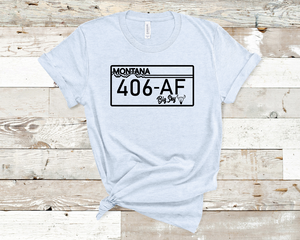 406 AF License T-shirt