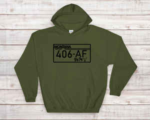 406 AF Montana Sweatshirt Hoodie