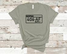 Load image into Gallery viewer, 406 AF License T-shirt
