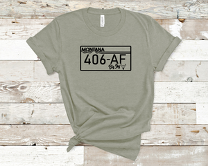 406 AF License T-shirt