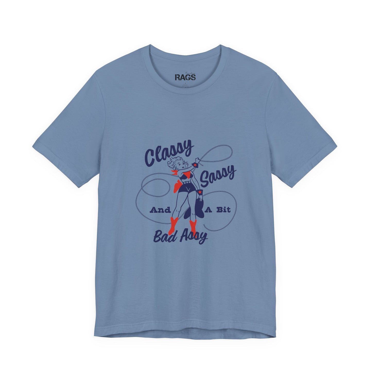 Classy Sassy and a Bit Bad Assy Retro Graphic T-Shirt