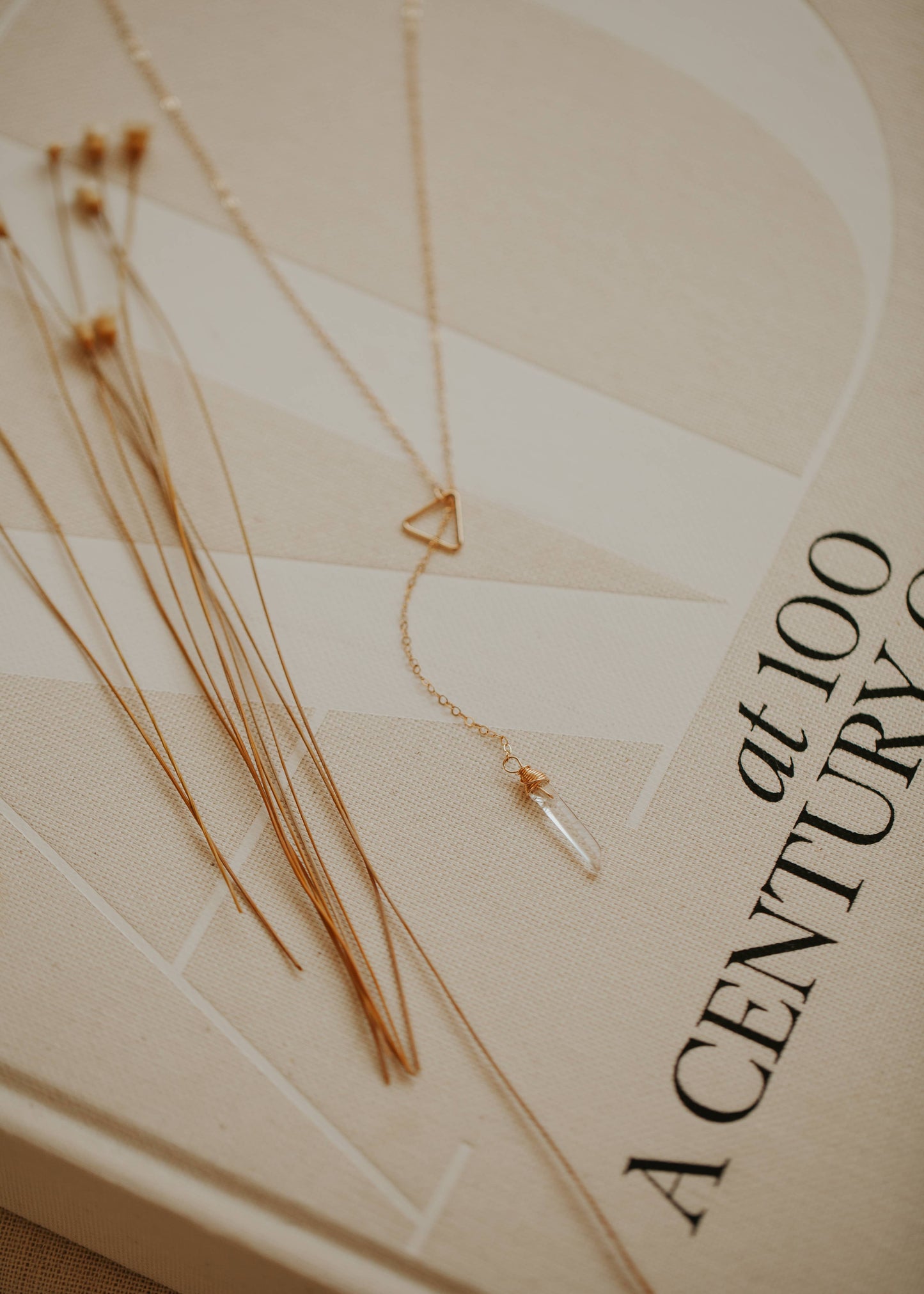 Nash Lariat Necklace | 14kt Gold Fill + Sterling Silver