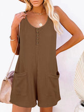 Load image into Gallery viewer, Gypsy Pocketed Sleeveless Romper
